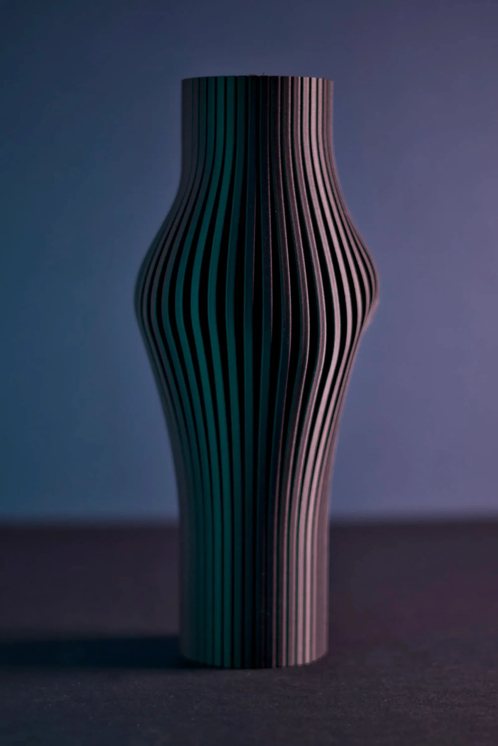 Sculpted Ribbed Vase, photo 2 of 4