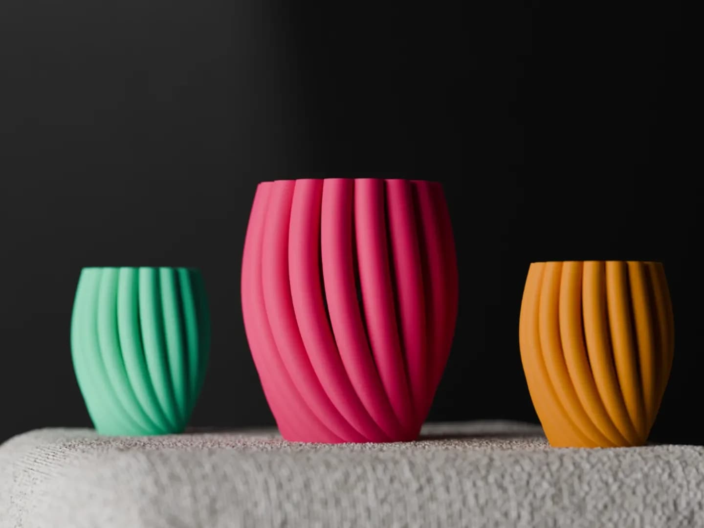 Vertical Ridge Vase, photo 1 of 4